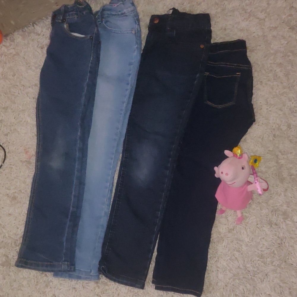 bundle girl jeans size 6- 7🤑 save